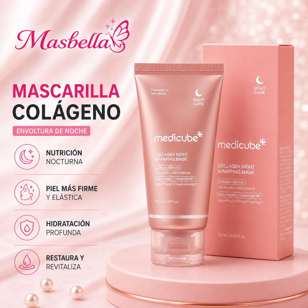 Mascarilla Medicube Facial Colageno