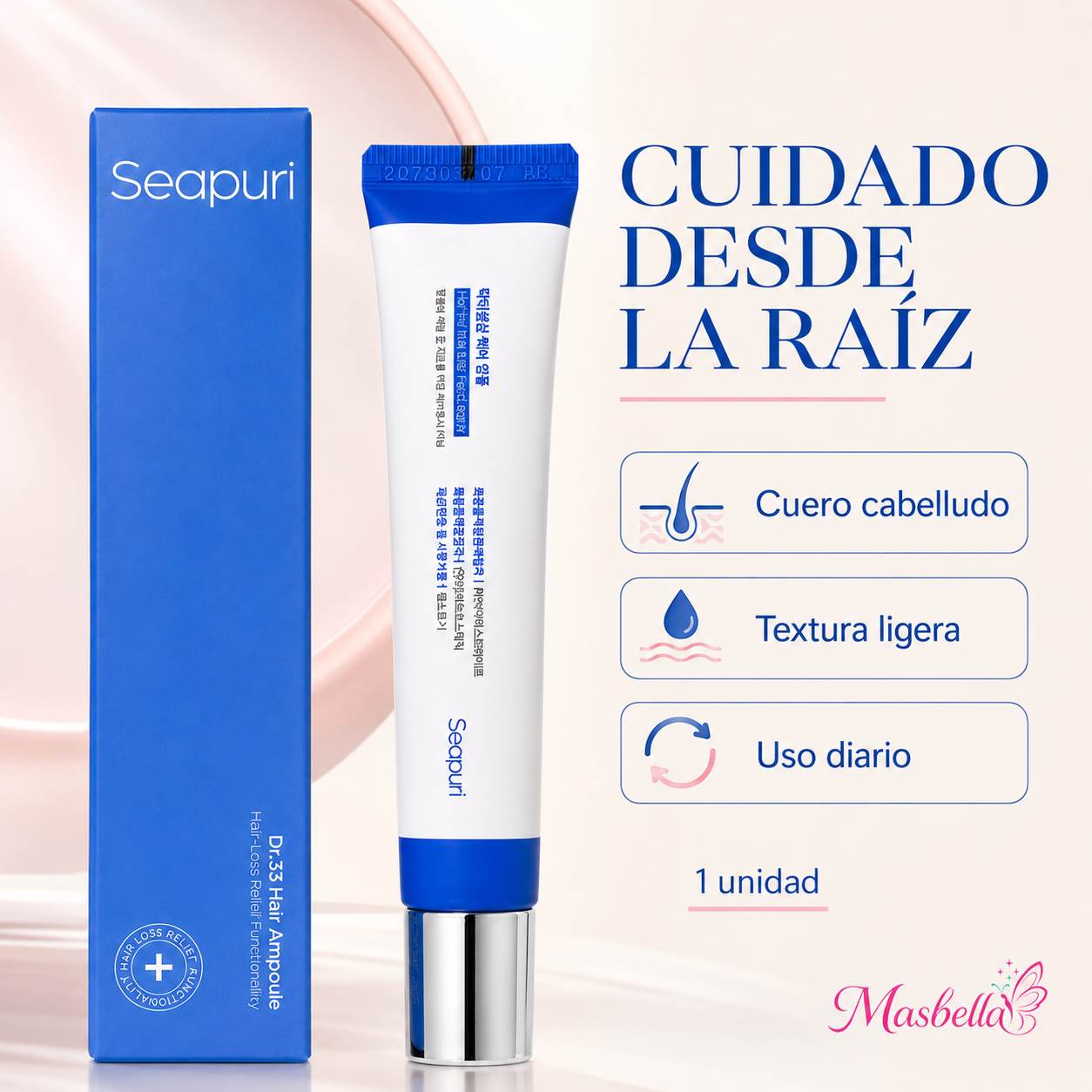 Suero Capilar Seapuri Dr.33 Hair Ampoule