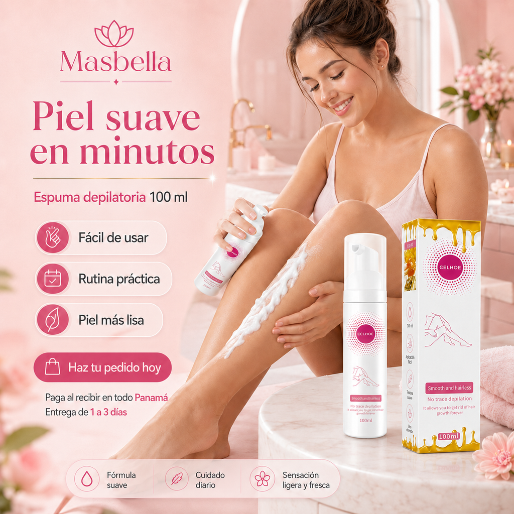 Espuma Depilatoria con Cera de Abejas