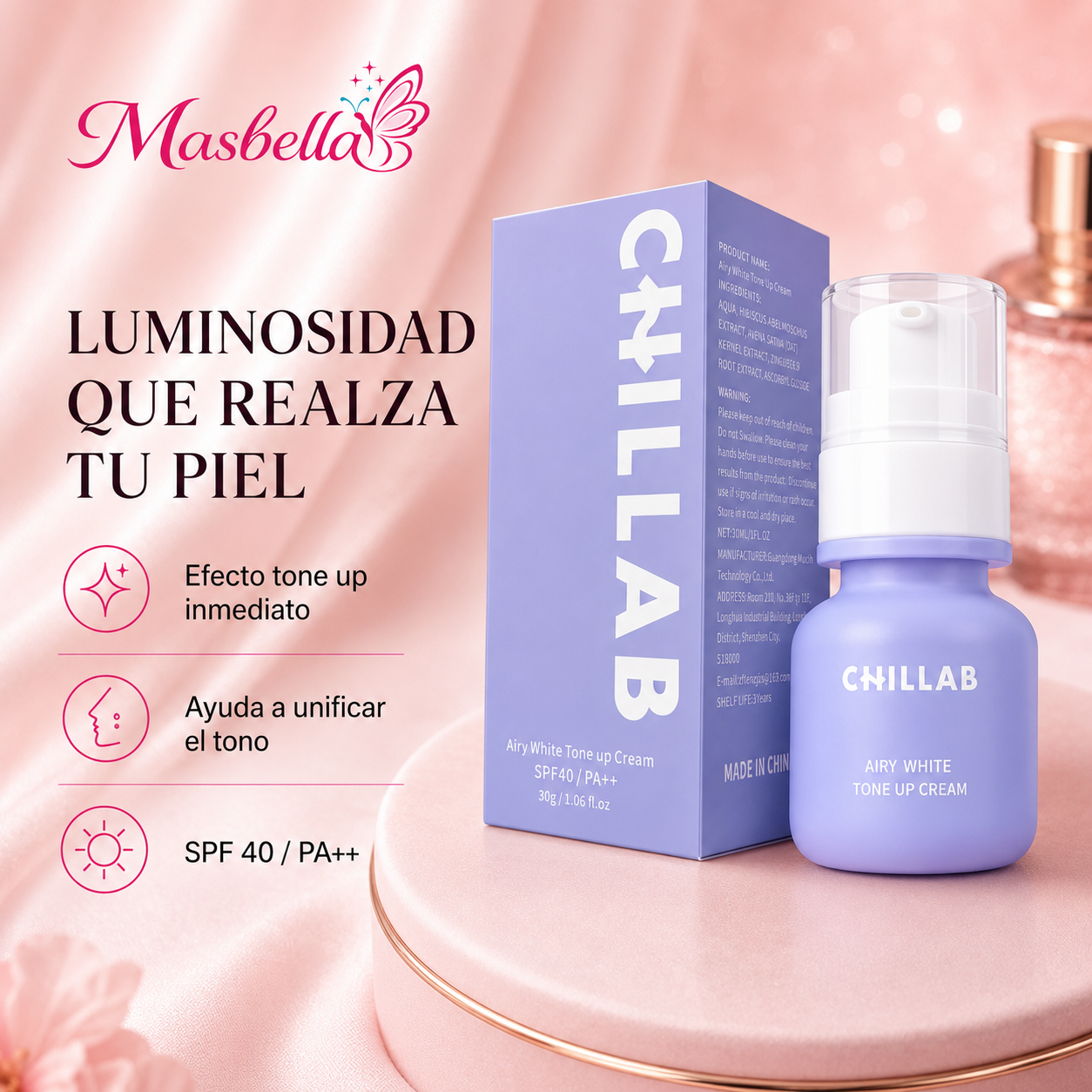 Crema Tone Up Chillab – 30 g