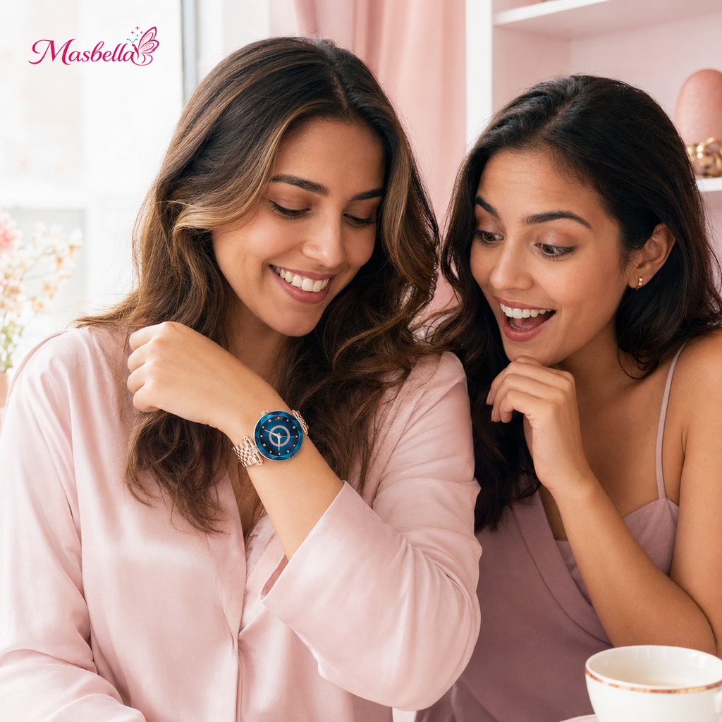 Reloj Aura Azul | Elegancia en Oro Rosa